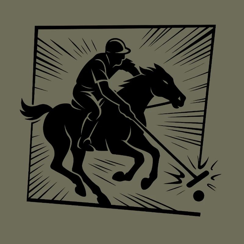 Einhorn-Jäger mit Schläger