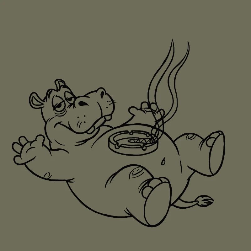 Witziges Hippo