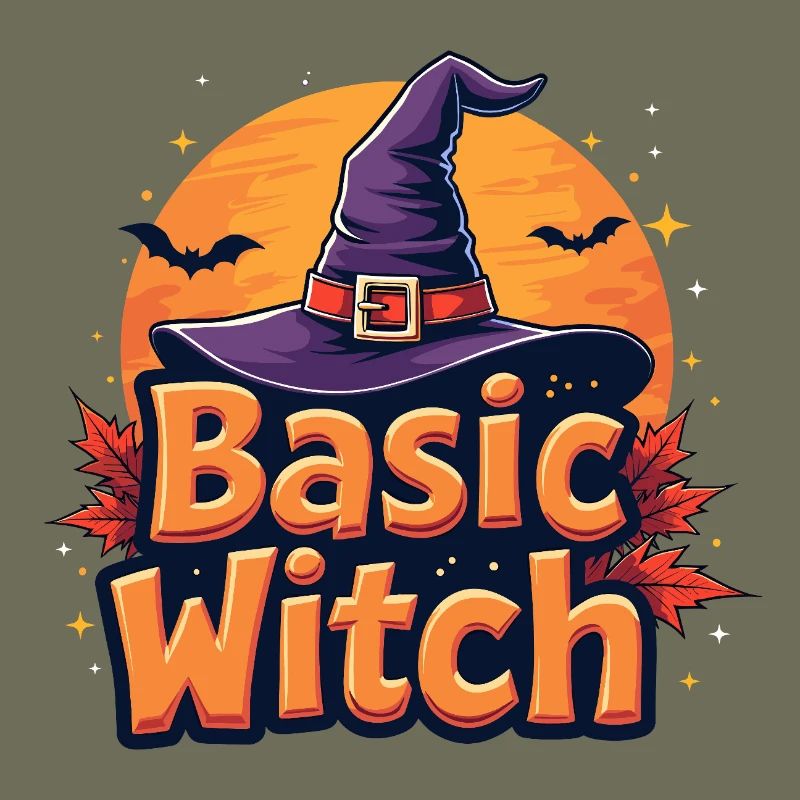 Basic Witch Halloween-Spruch