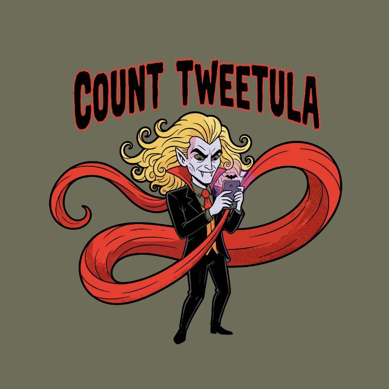 Vampir Twisted Meme Design