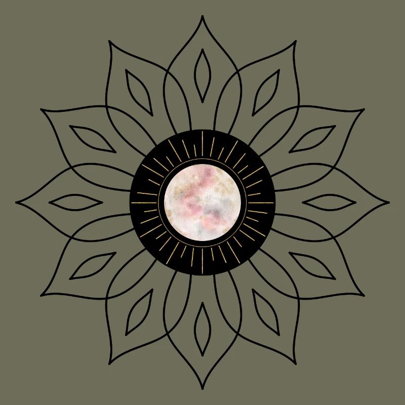 Mandala-Rosette