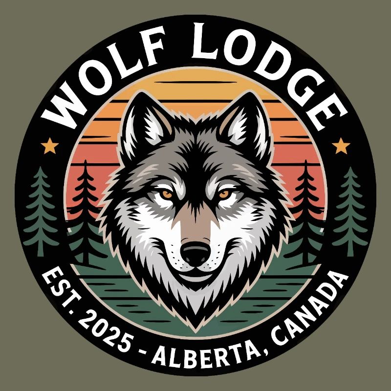 Wolf Lodge Alberta Emblem