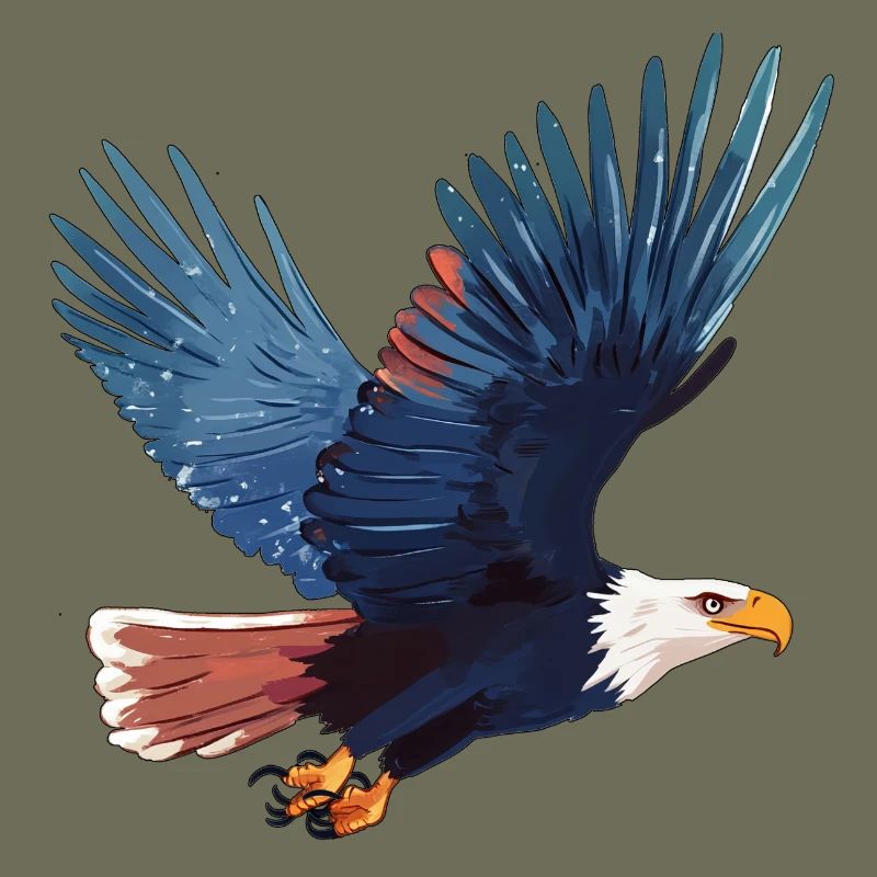 White-tailed eagle in flight