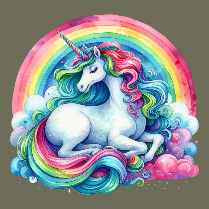 Regenbogen Traum Einhorn