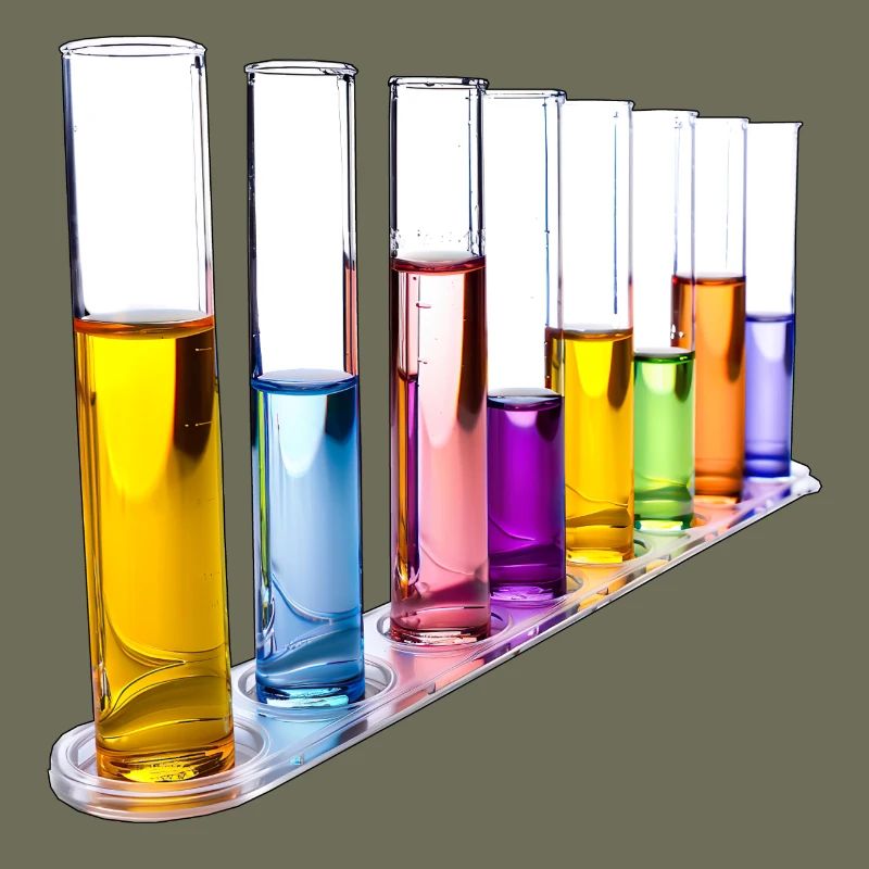 Rainbow Test Tubes Pattern