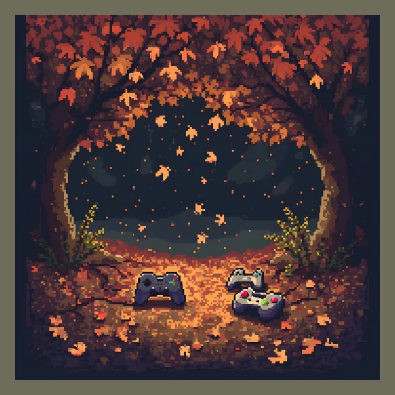 Pixel Feuilles d’automne