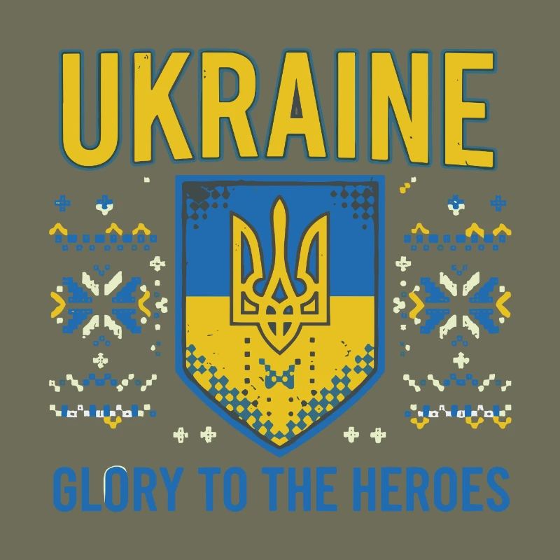 Ukraine Crest Glory Tee