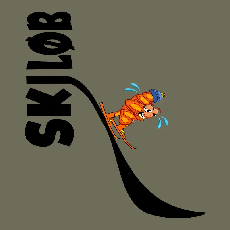 Skiing Fun Croissants