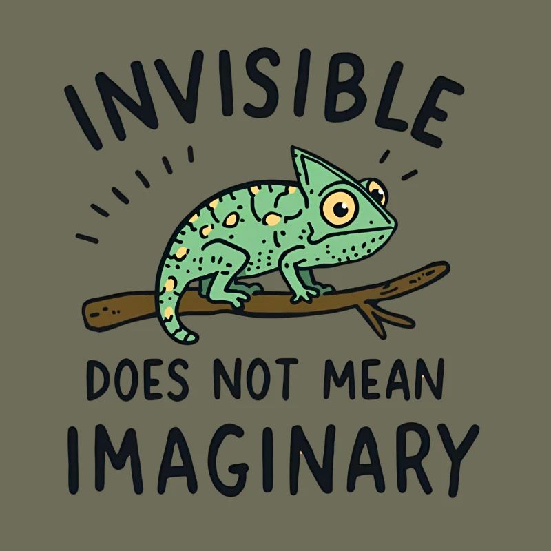 Chameleon Saying: Invisible ≠ Imaginary