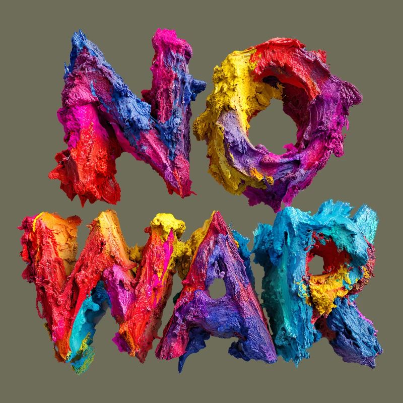 No War Color Explosion