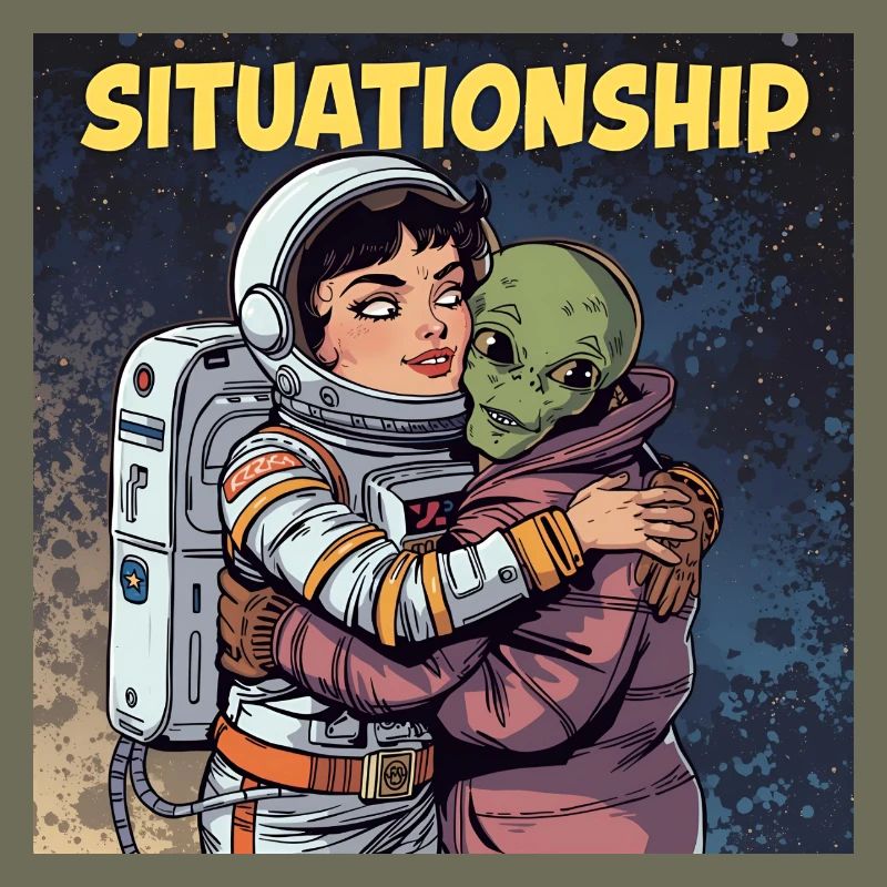 Situationship Astronaut and Alien