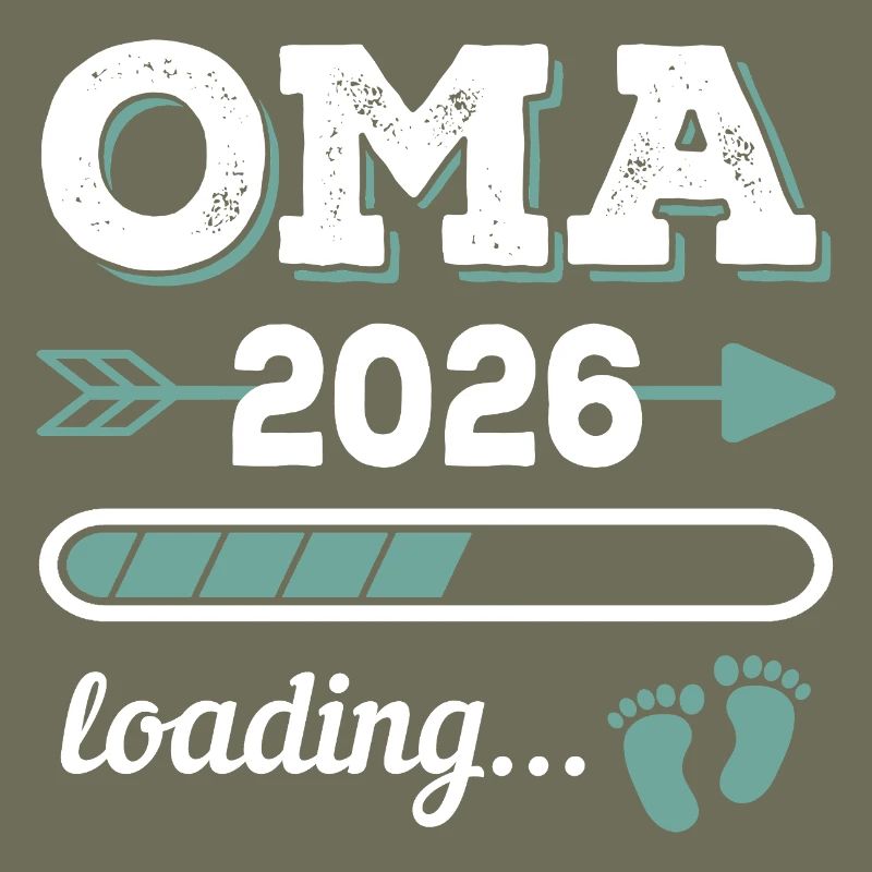 Oma 2026 Loading Werdende Großmutter Geschenkidee