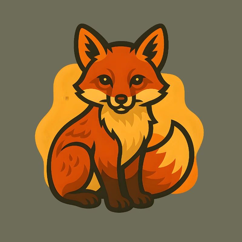 Fox Cub Illustration