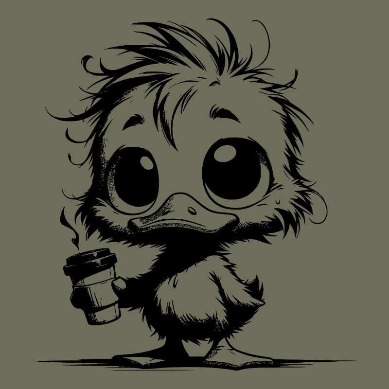 Duck in Survival Mode Caffeine Coma Mug