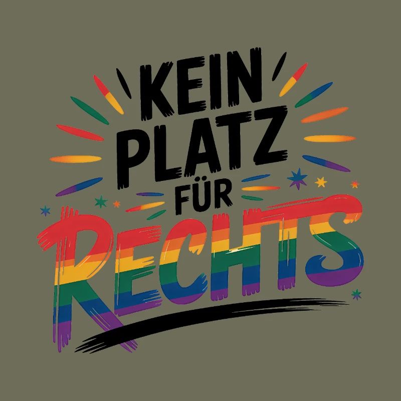 No Place for Hate - Cool Pride Logo