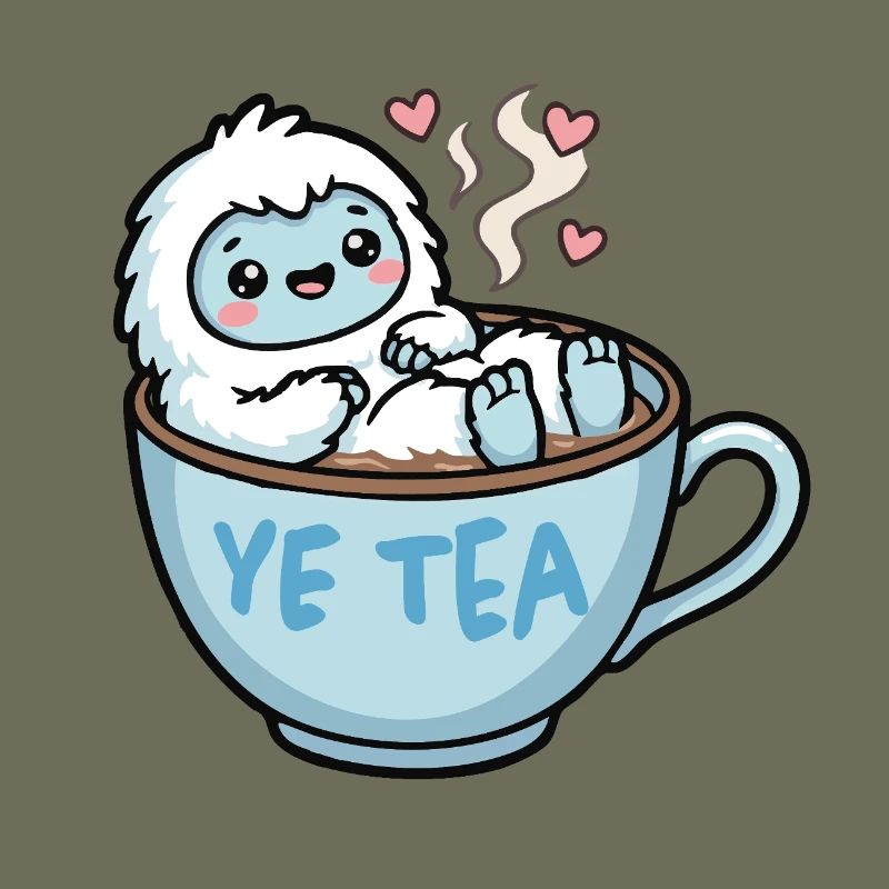 Yeti im Teebecher
