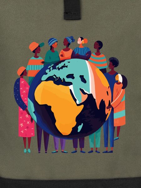 Globale Gemeinschaft um die Erde
