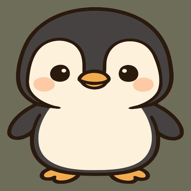 Kawaii Penguin Charm