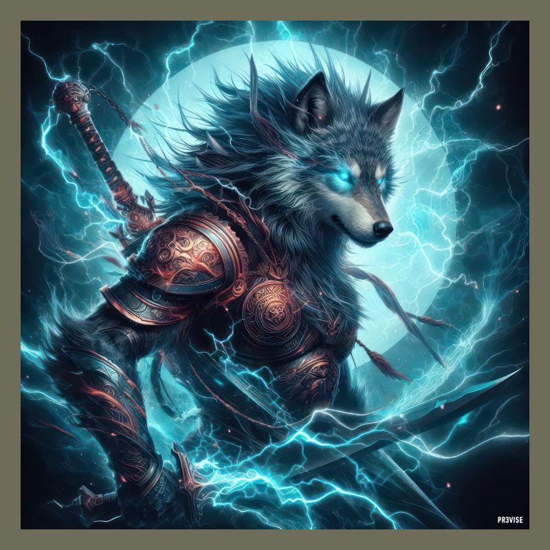 Luminous Arcane Wolf Armor