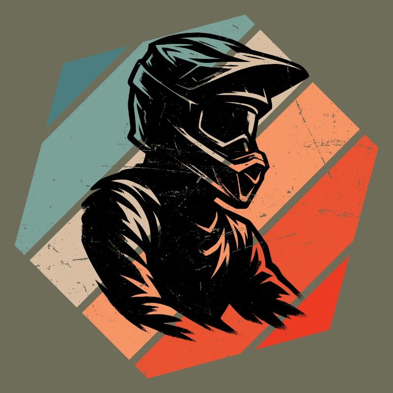 Conception compacte du motocross