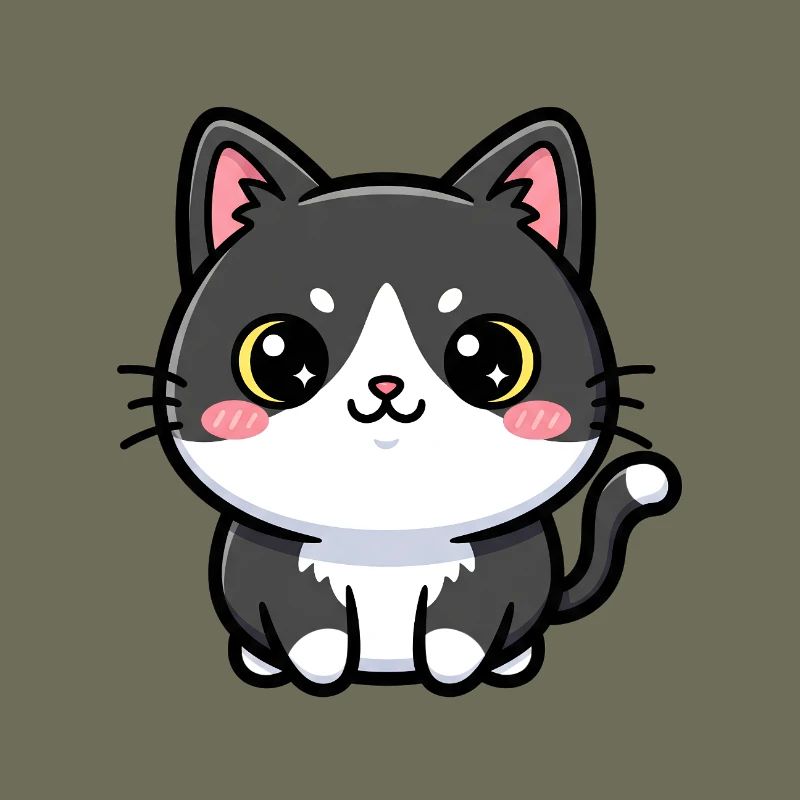 Chibi-Katzen-Anhänger