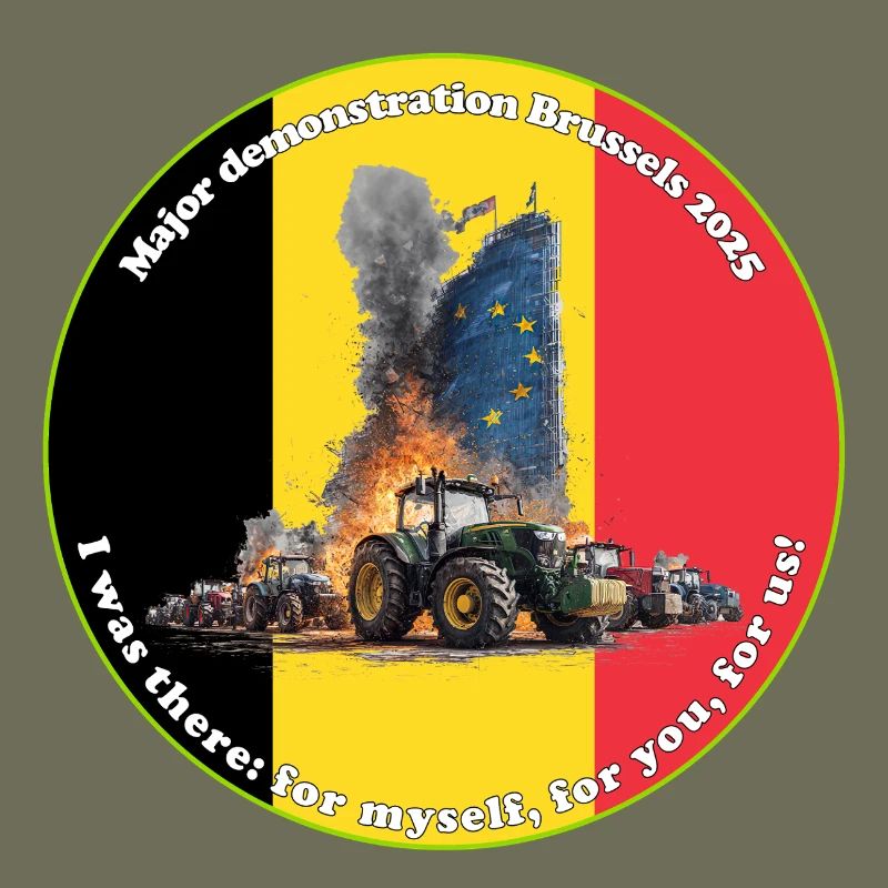 Bauernproteste in Brüssel 2025