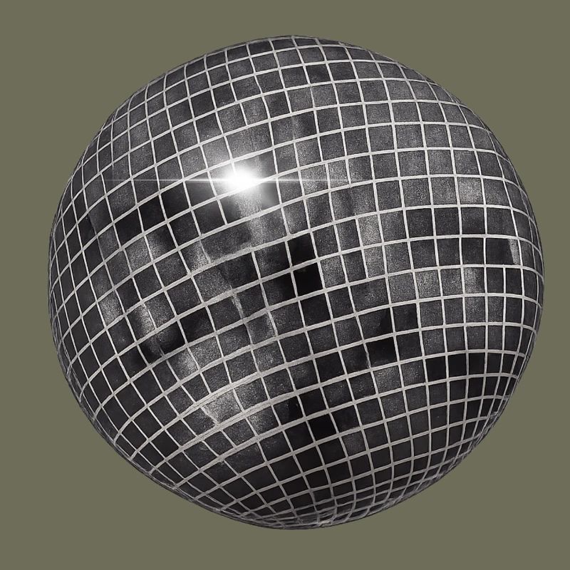 Geometrische Glitzersphäre