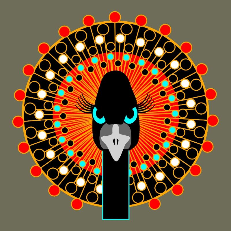 Vogel mit Haltung