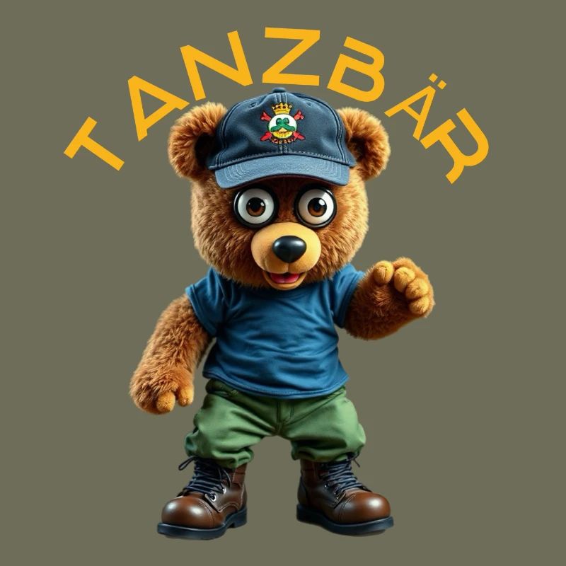 Tanzbär Maskottchen