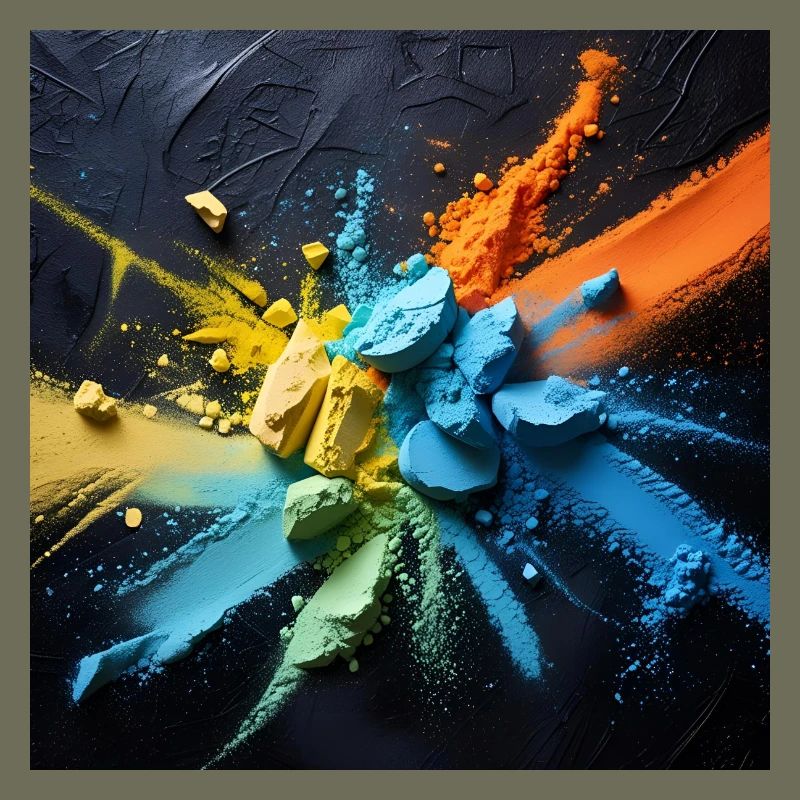 Regenbogenstaub-Explosion