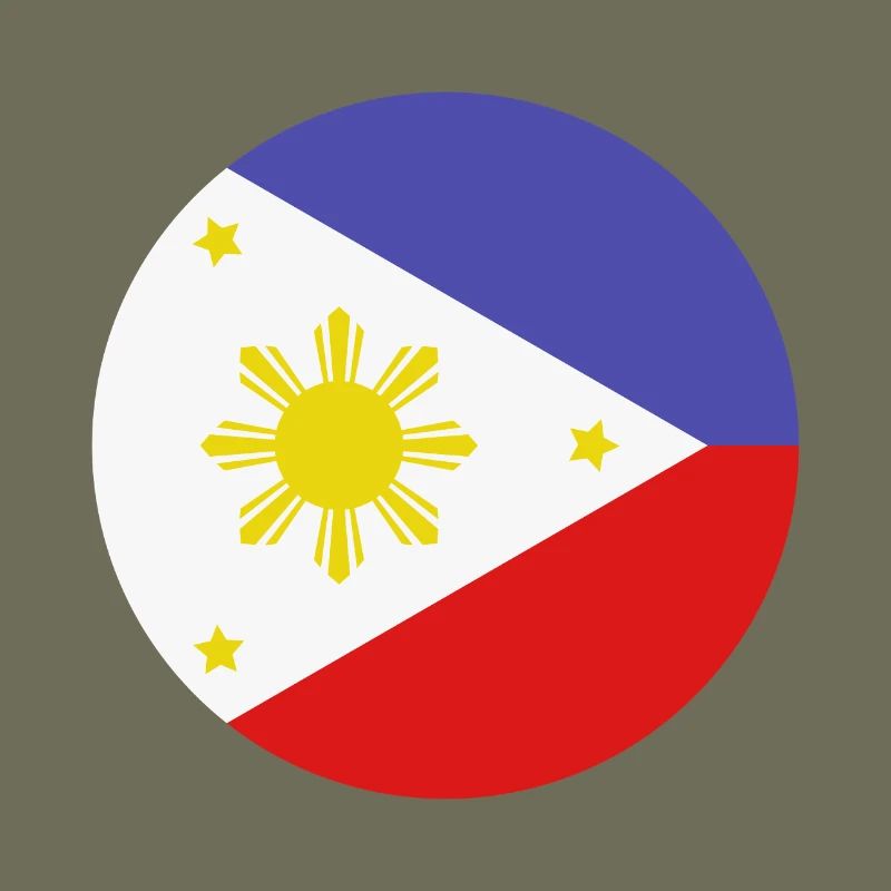 Philippines round flag