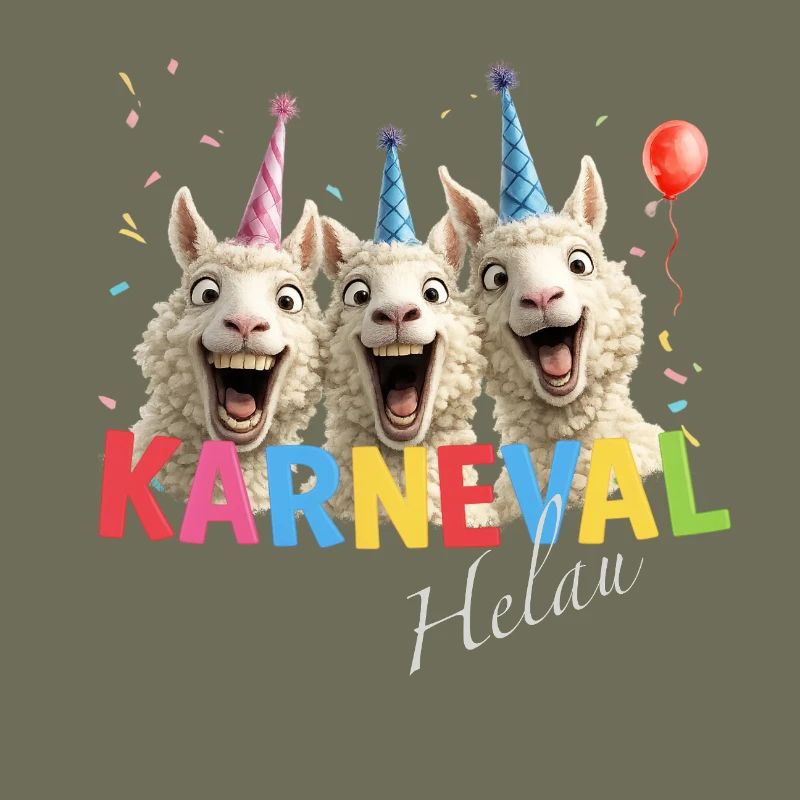 Moutons de carnaval Helau