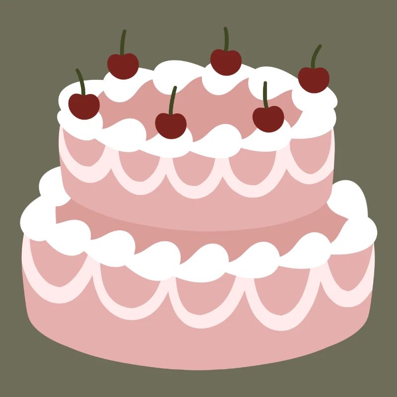 Cherry Pink Layer Cake