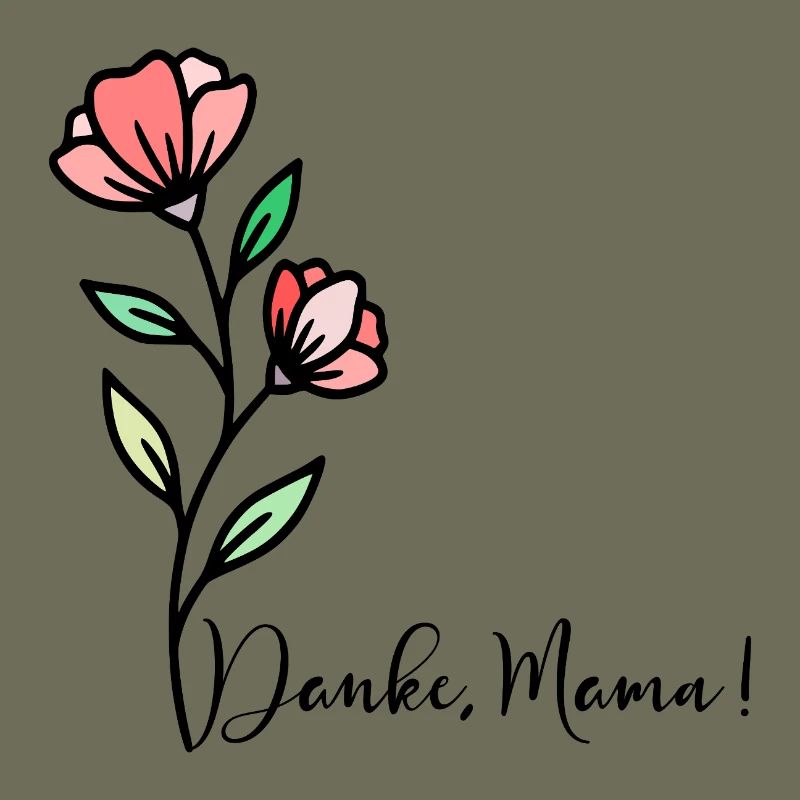 Muttertag Blumen Danke Mama