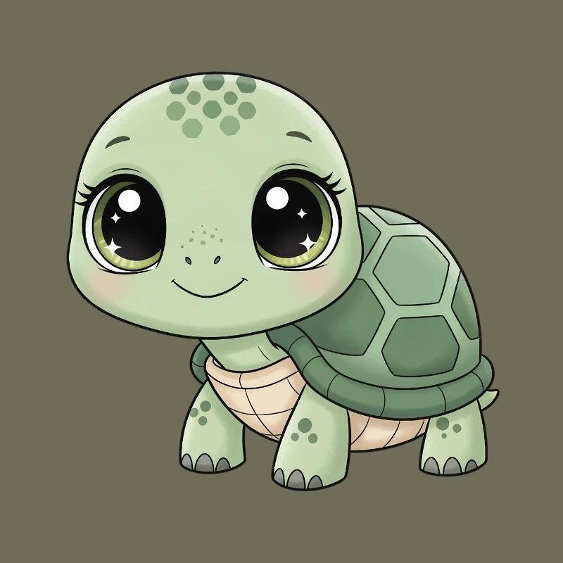 Mint Green Cuddly Turtle