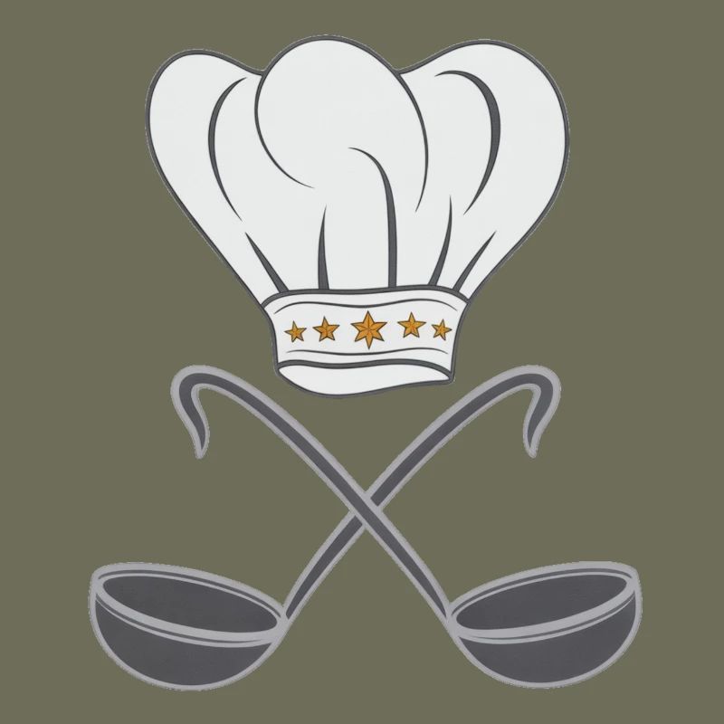 Chef's hat, spoon