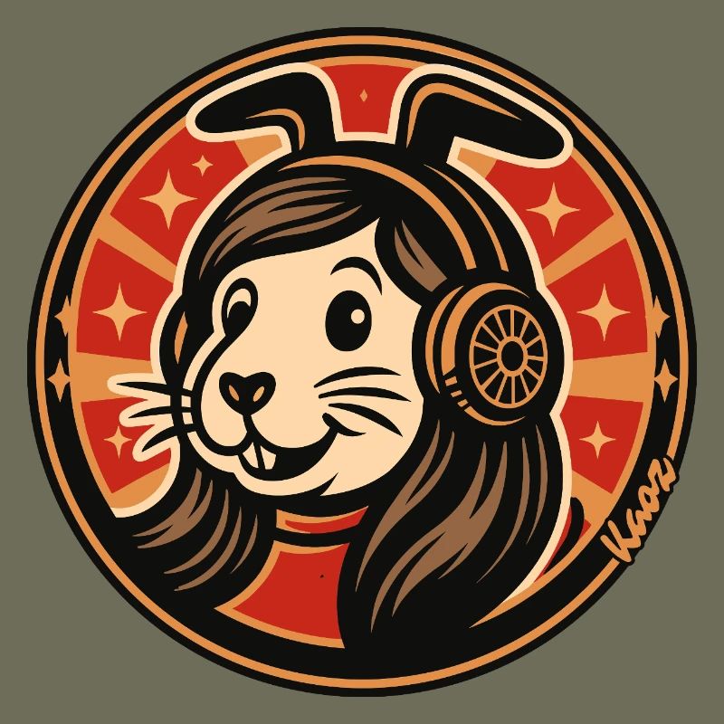 Badge casque Rabbit