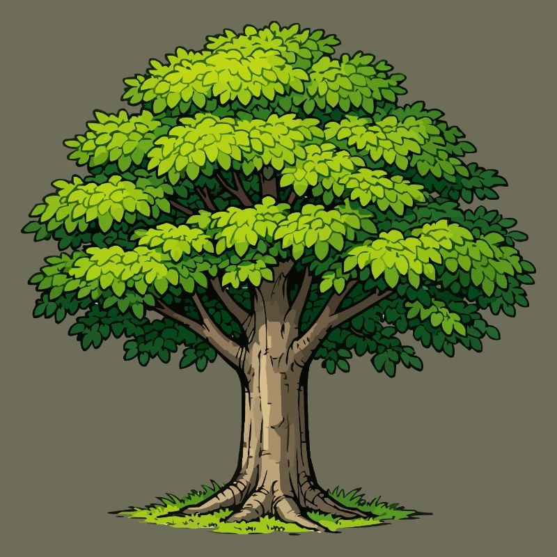 Baum mit üppigem Laub