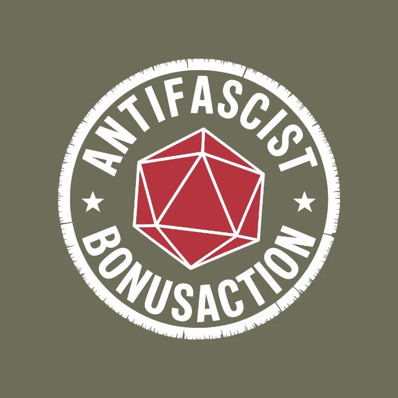 Antifascist Bonus Action - D’N’D Antifa Tee