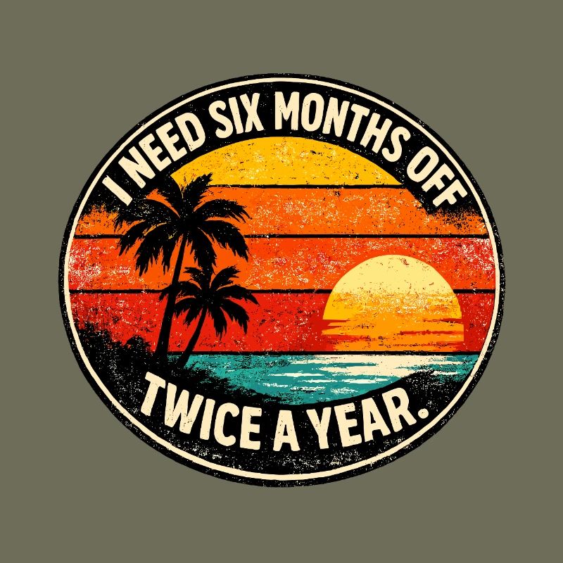 Holiday Dreams Retro Sunset