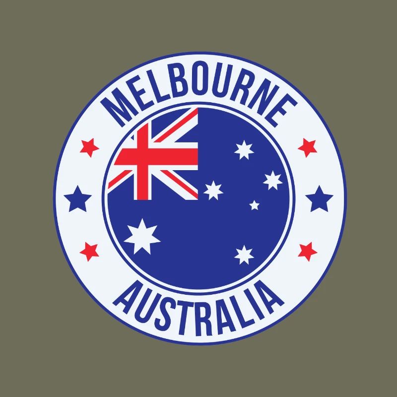 Melbourne Flaggenkreisabzeichen