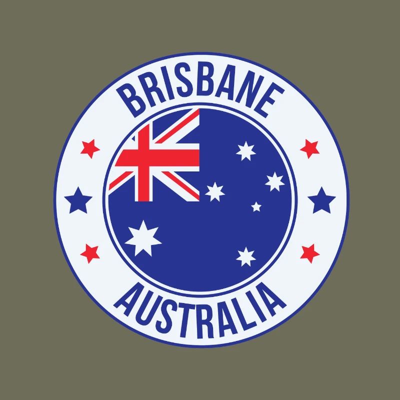 Brisbane Australia Emblem Patch