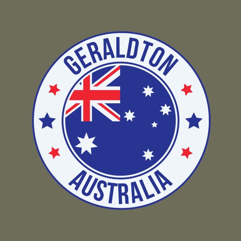 Geraldton-Australien-Abzeichen