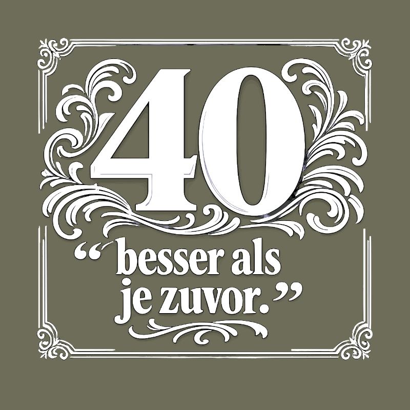 40 Better Than Ever – Ornate Frame
