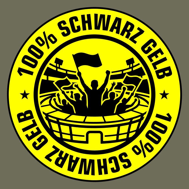 Schwarz Gelb Fans