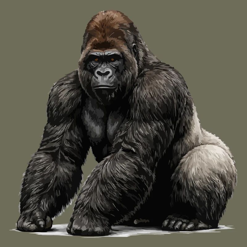 Gorilla Wildlife Tier