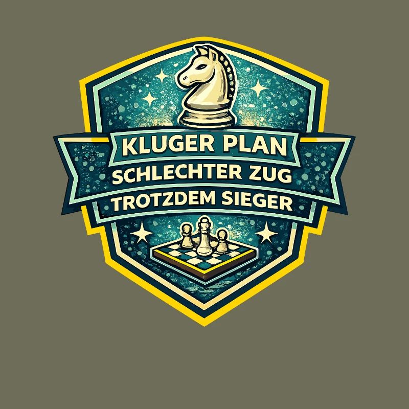 Schachheld Badge: Kluger Plan Sieger