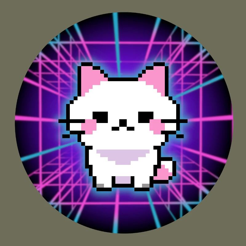 Neon Pixel Pets – Glitch Vibes for Gamers