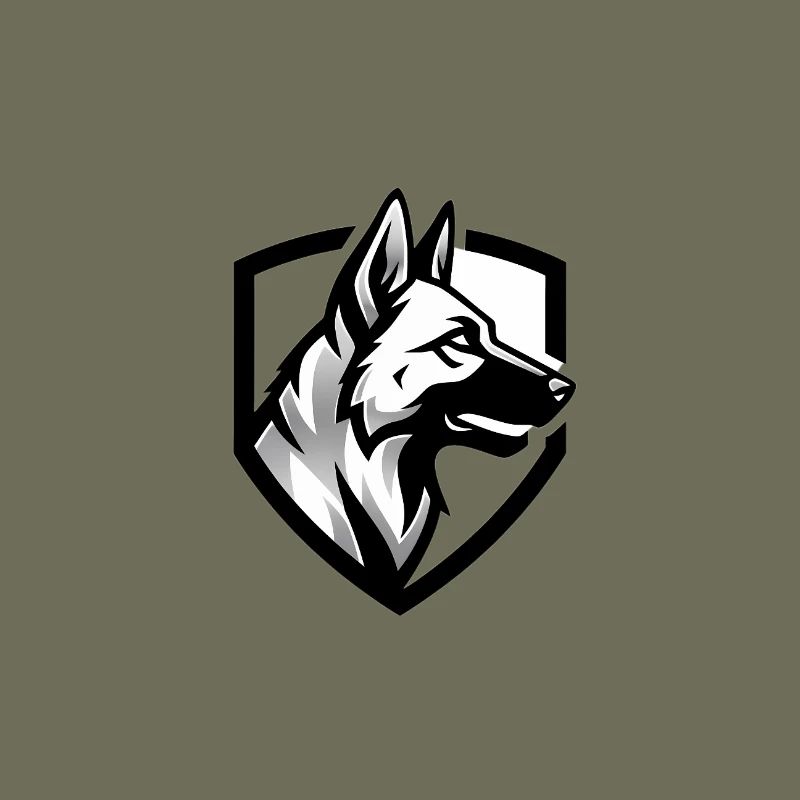 Schäferhund Wappen Security