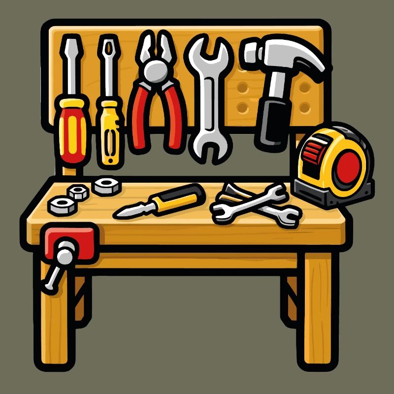 Établi de travail bricolage atelier